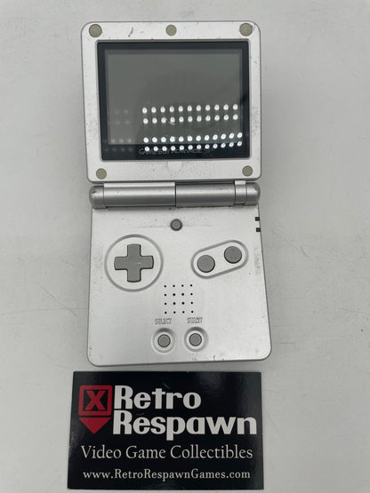 [Ugly] Platinum Gameboy Advance SP - GameBoy Advance (Console+Charger)