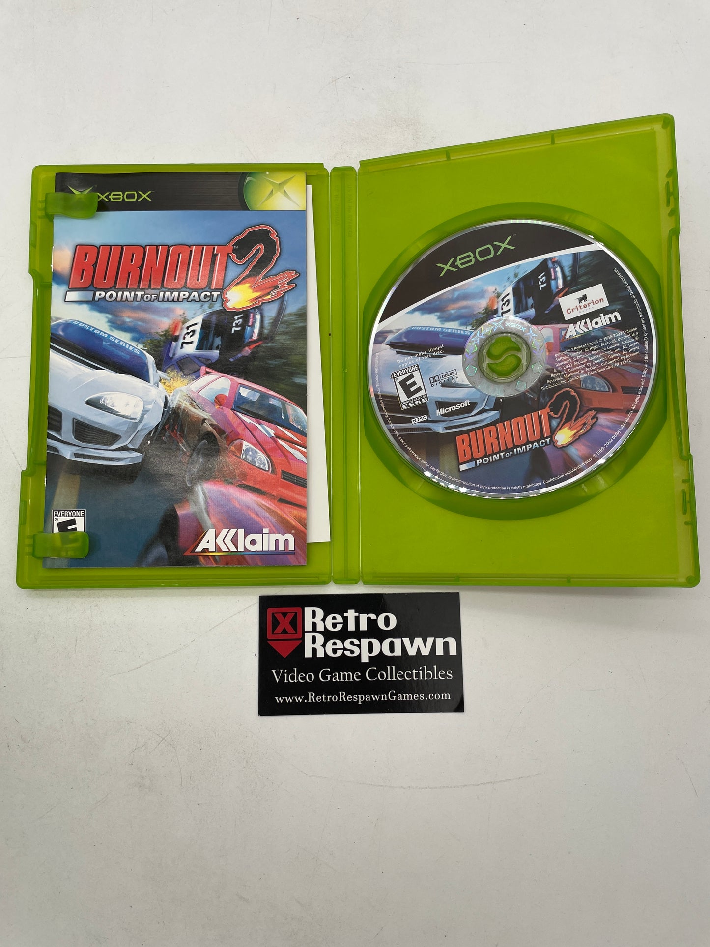 Burnout 2 Point of Impact [Developer’s Cut] - Xbox (Complete)