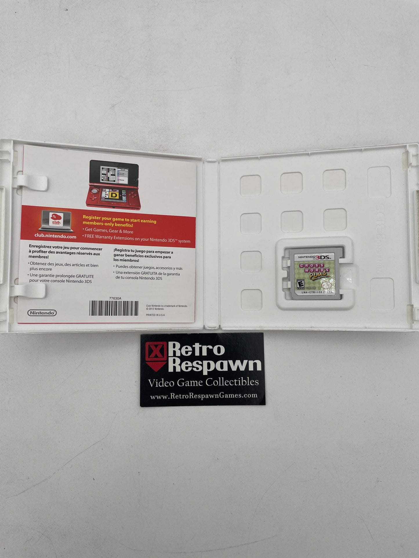 Crosswords Plus - Nintendo 3DS (Complete)
