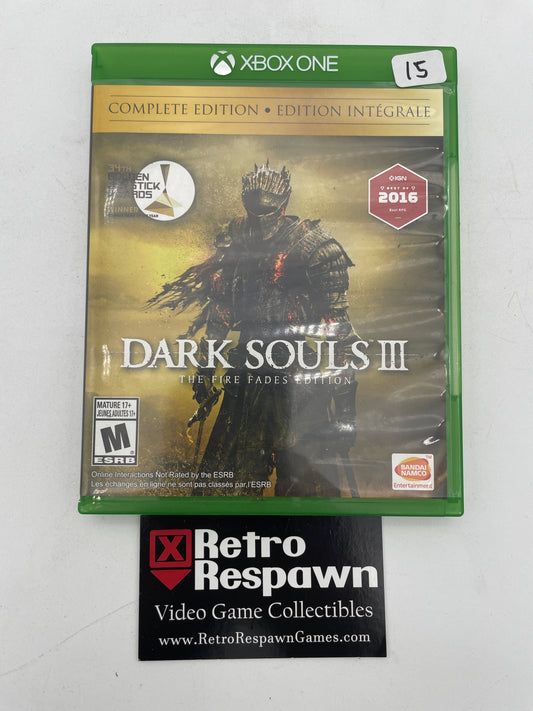 Dark Souls III: The Fire Fades Edition - Xbox One (Complete)