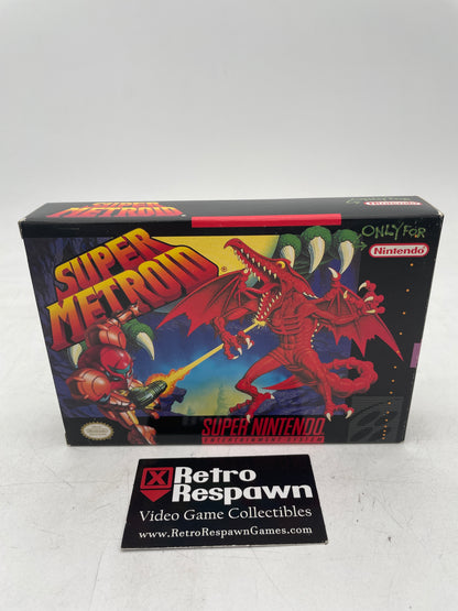 [Super Mint] Super Metroid - Super Nintendo (100% Complete)