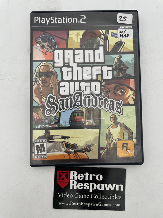 Grand Theft Auto San Andreas - Playstation 2 (Complete)