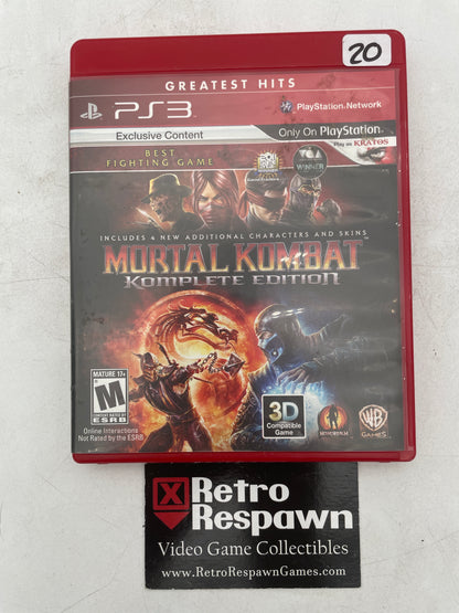 Mortal Kombat Komplete Edition - Playstation 3 (Complete)