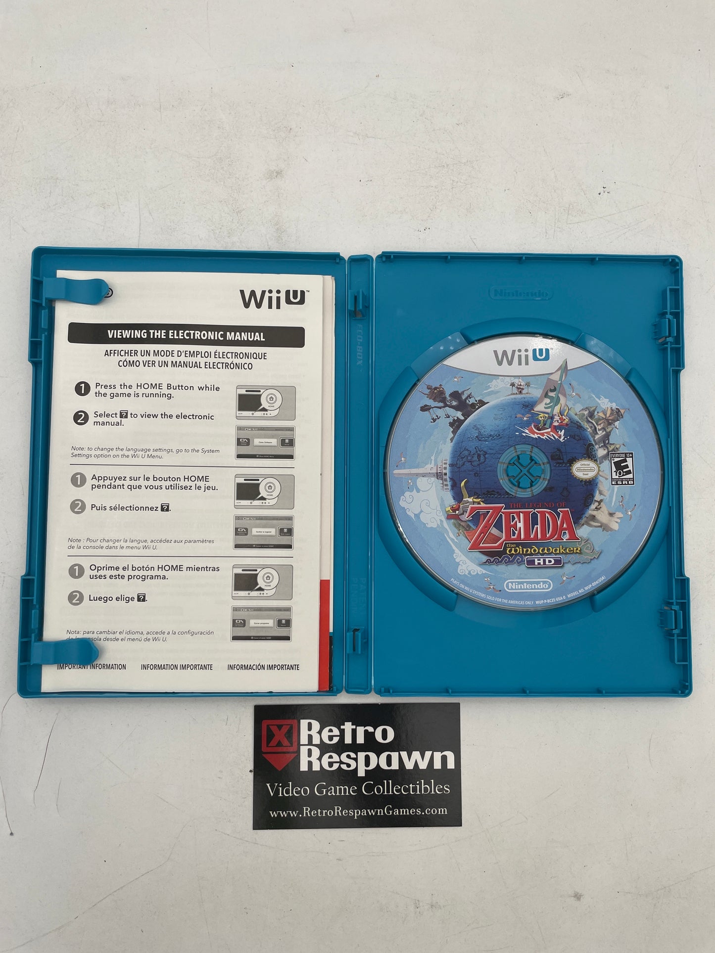 Zelda Wind Waker HD - Wii U (Complete)