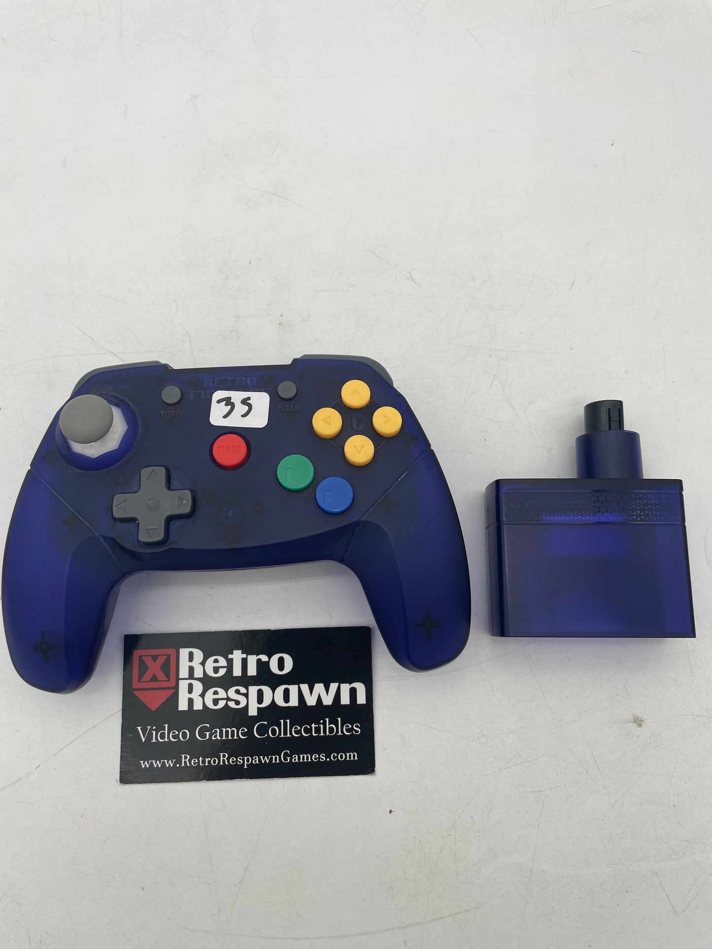 Retro Fighters Brawler64 Controller Indigo [Wireless Gamepad] - Nintendo 64 (Loose)