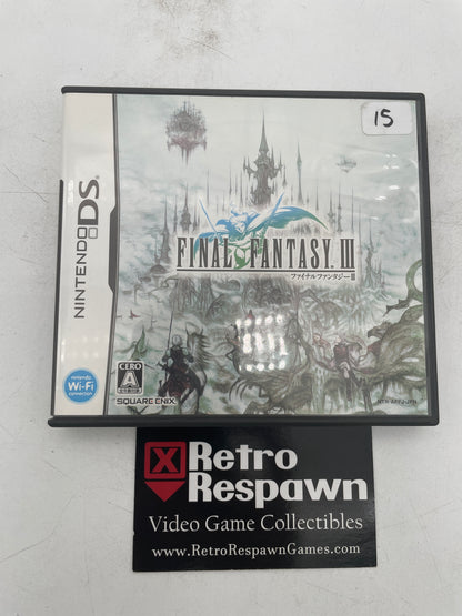Final Fantasy III - JP Nintendo DS (Complete)