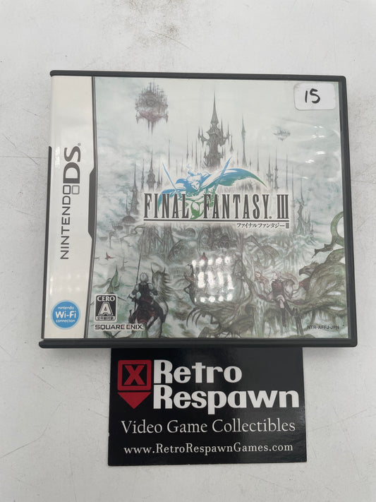 Final Fantasy III - JP Nintendo DS (Complete)