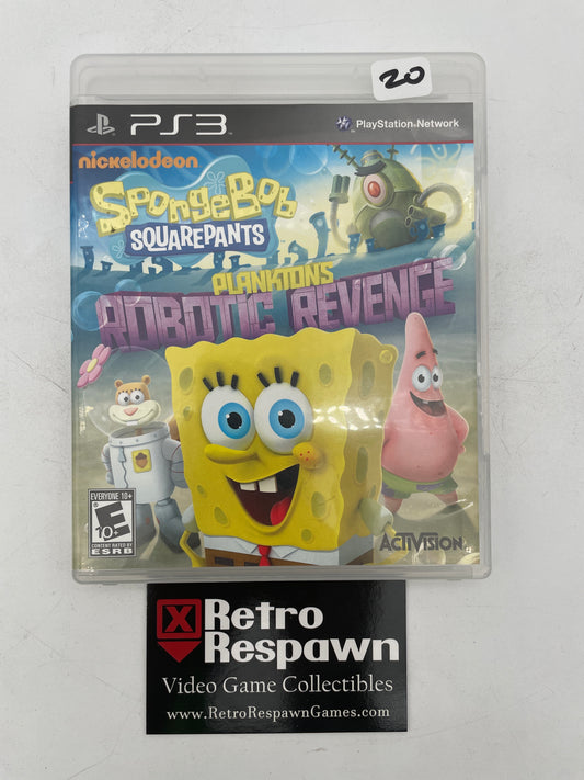SpongeBob SquarePants: Plankton's Robotic Revenge - Playstation 3 (Complete)