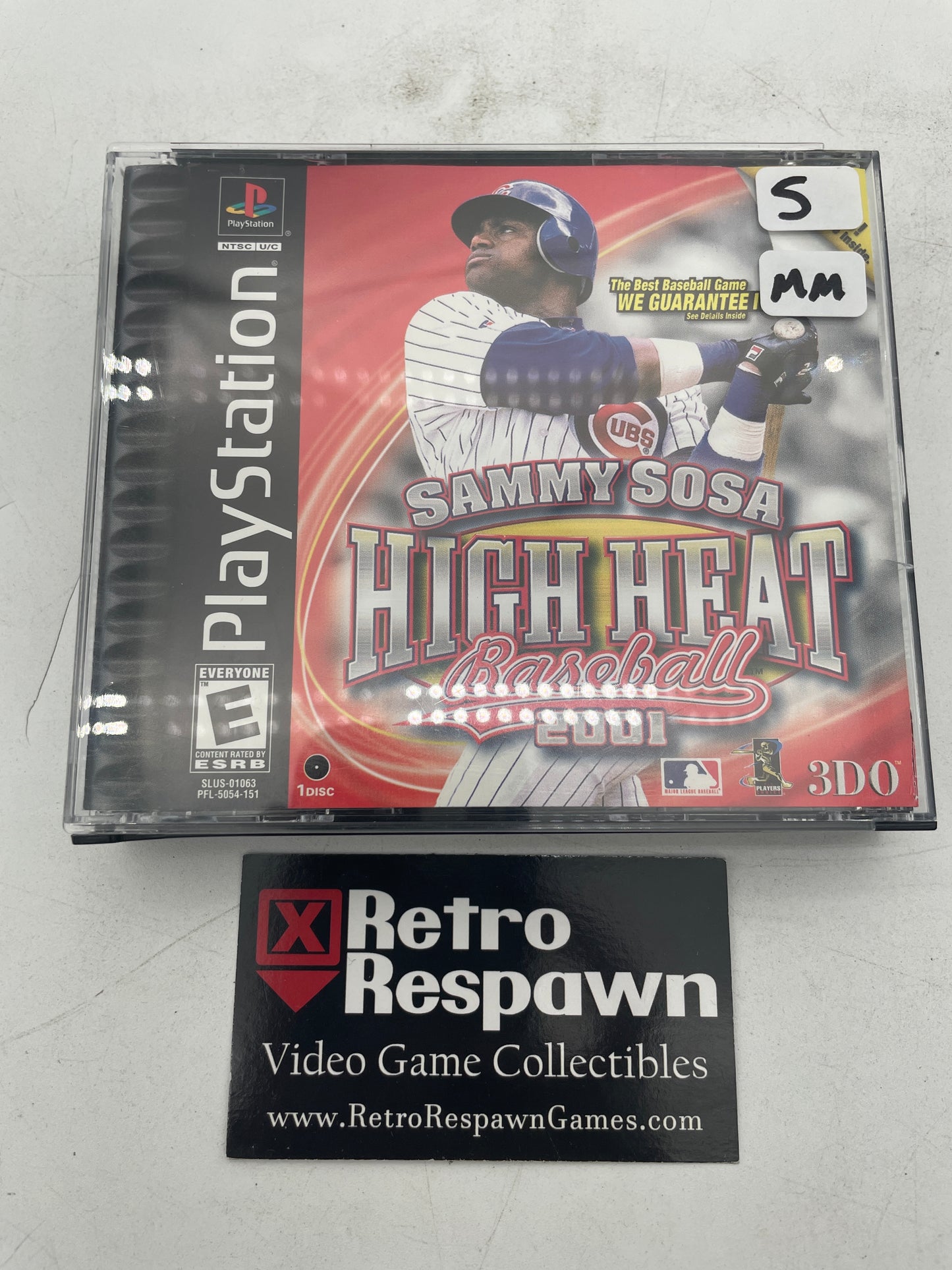 Sammy Sosa High Heat Baseball 2001 - Playstation (Missing Manual)