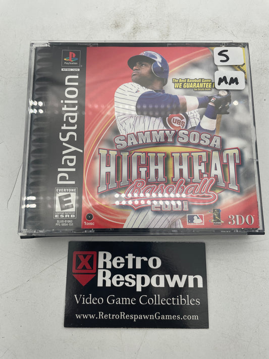 Sammy Sosa High Heat Baseball 2001 - Playstation (Missing Manual)