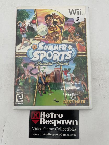 Summer Sports Paradise Island - Wii (Complete)