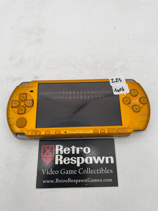 Modded Yellow PSP 3000 - PSP (Console + Charger)