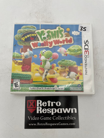 Poochy & Yoshi's Woolly World - Nintendo 3DS (Complete)