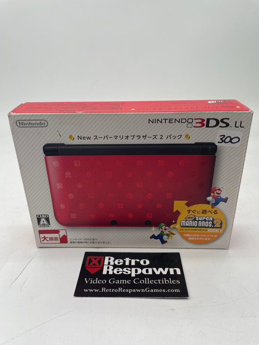 Soft Modded Nintendo 3DS LL New Super Mario Bros. 2 Pack - JP Nintendo 3DS (Complete)