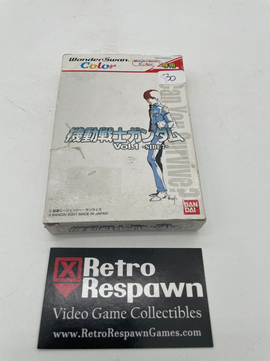 Mobile Suit Gundam Vol 1 Side 7 - JP WonderSwan Color (Complete)