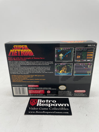 [Super Mint] Super Metroid - Super Nintendo (100% Complete)