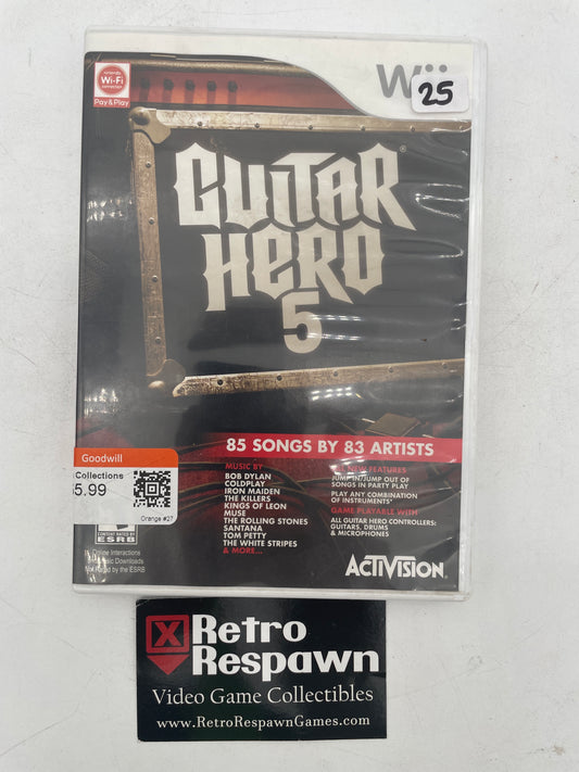 Guitar Hero 5 - Wii (Complete)