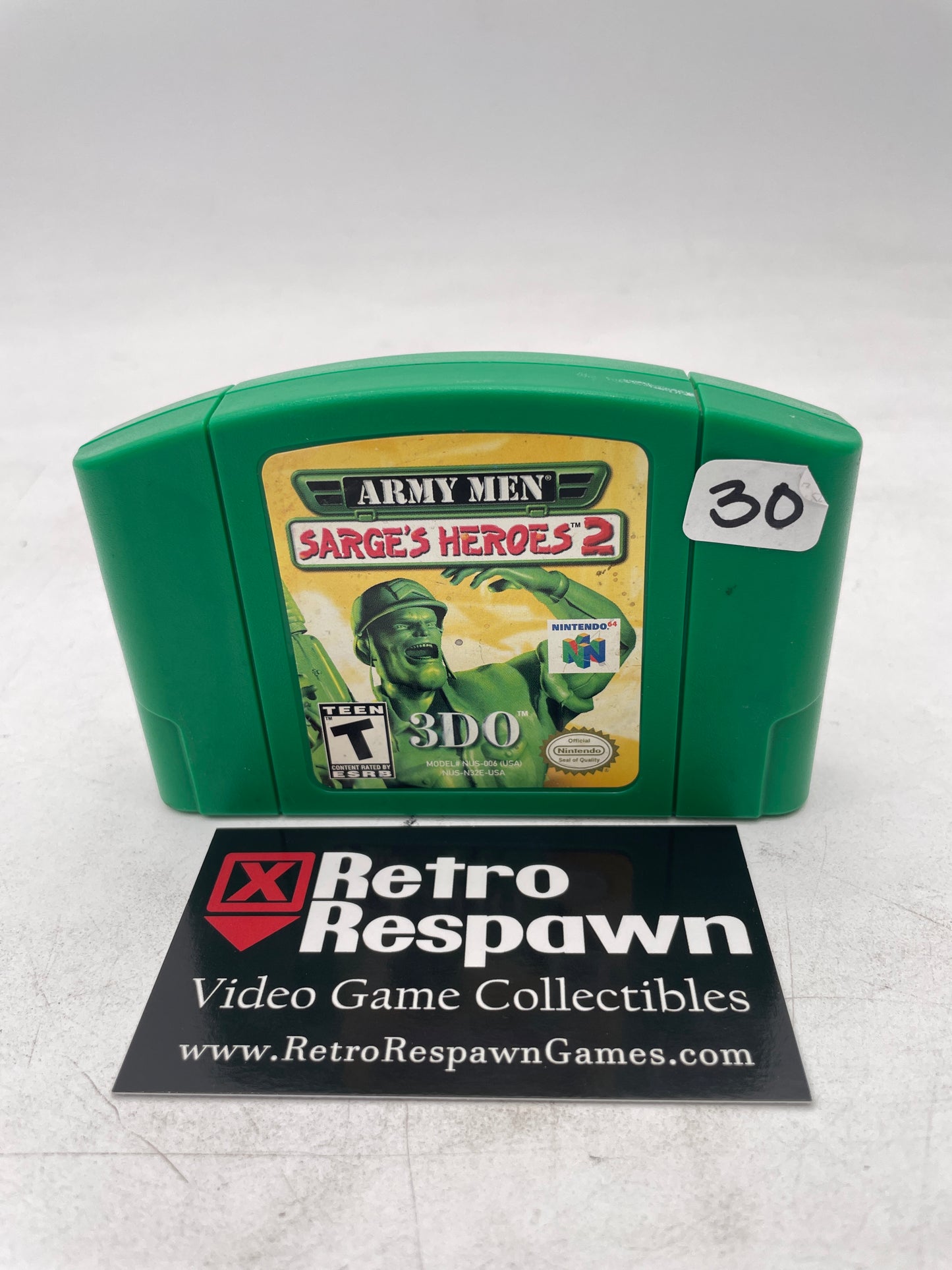 Army Men Sarge's Heroes 2 - Nintendo 64 (Game Only)