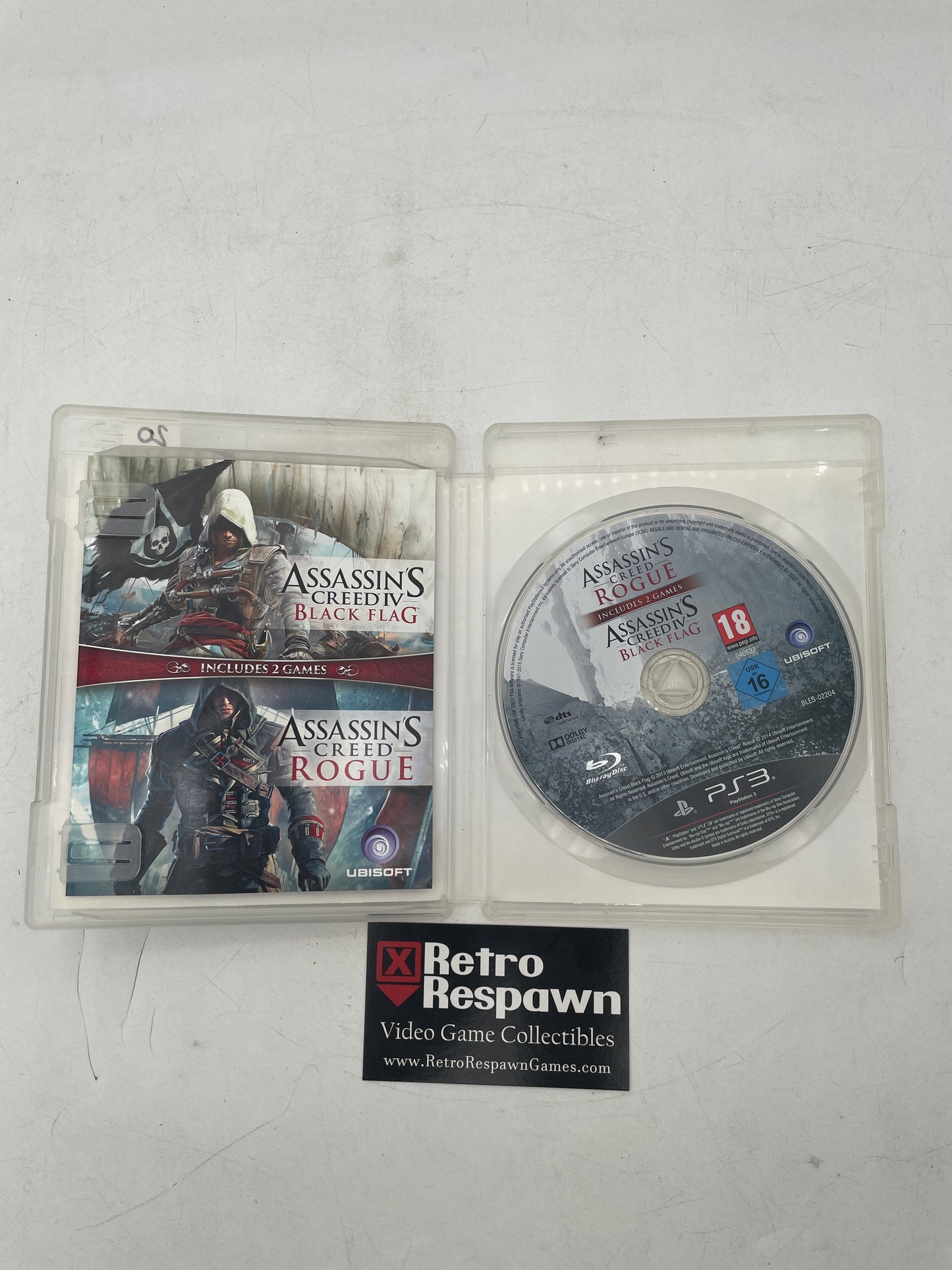 Assassin's Creed Black Flag & Rogue - PAL PlayStation 3 (Complete)