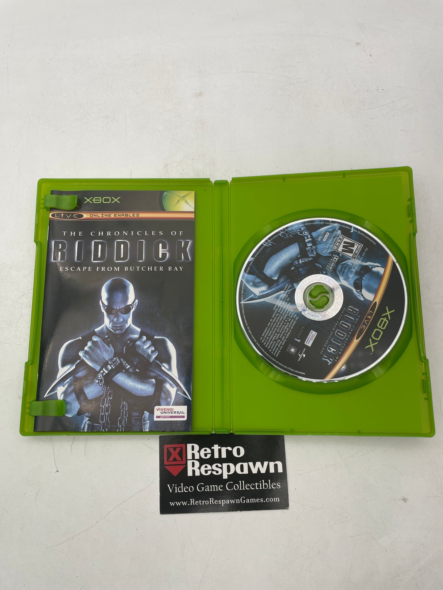 Chronicles of Riddick: Escape from Butcher Bay - Xbox (Complete)