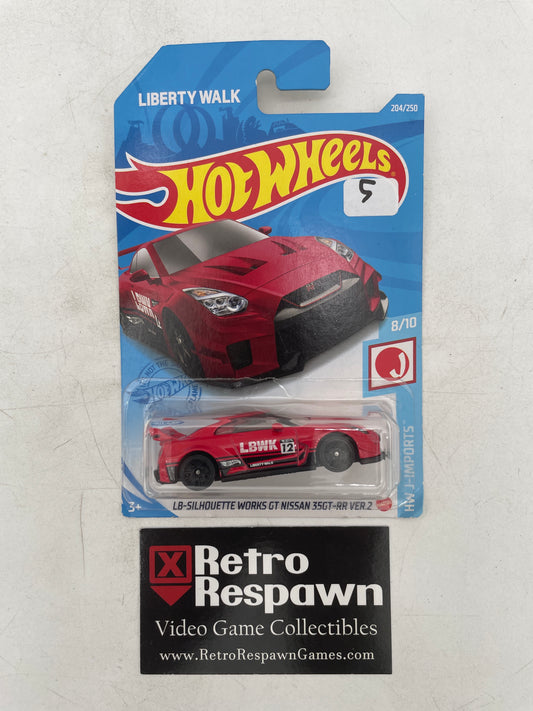 LB-Silhouette Works GT Nissan 35GT-RR Ver2 [Red] - Hot Wheels (Sealed)