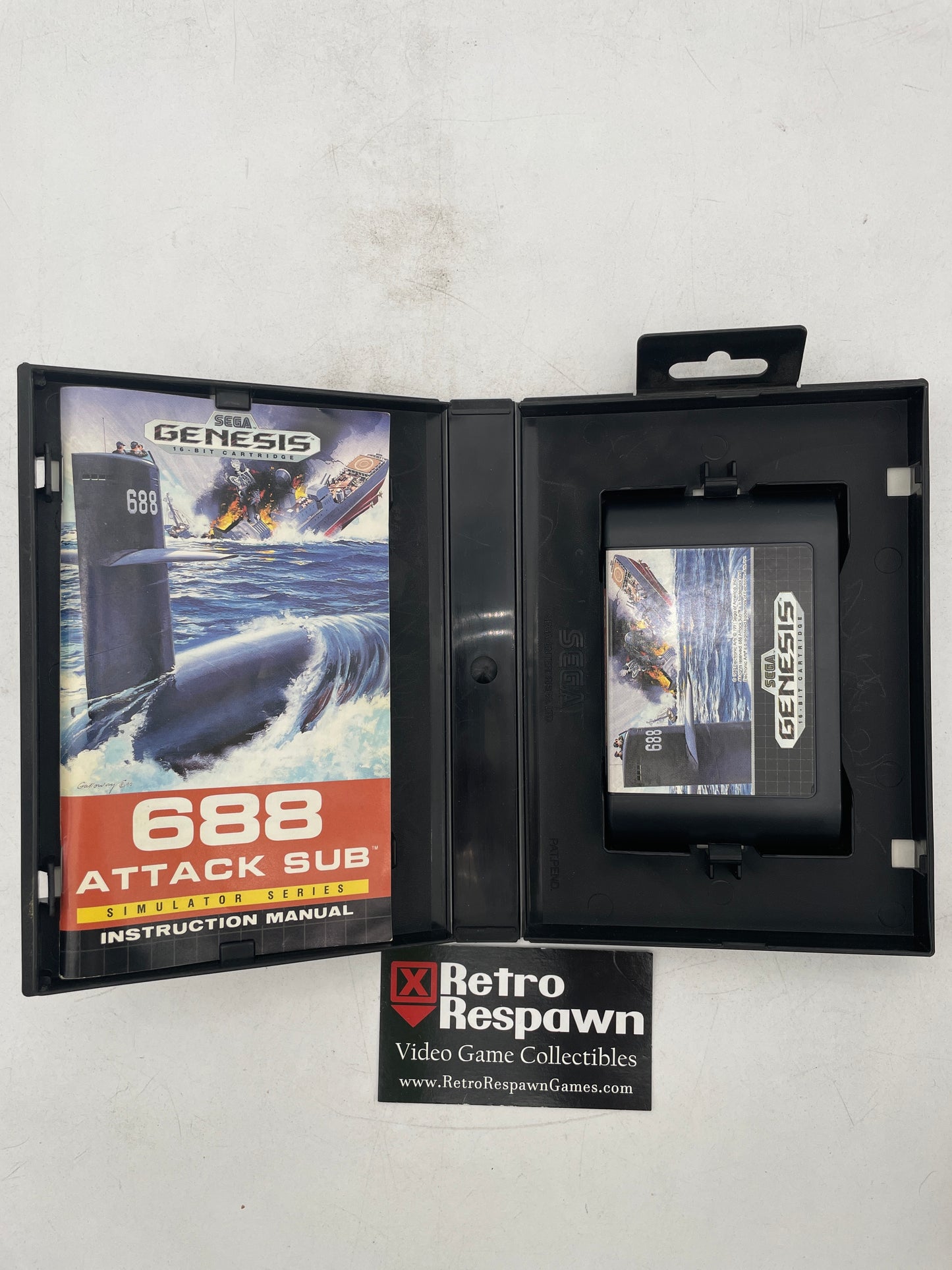 688 Attack Sub - Sega Genesis (Complete)