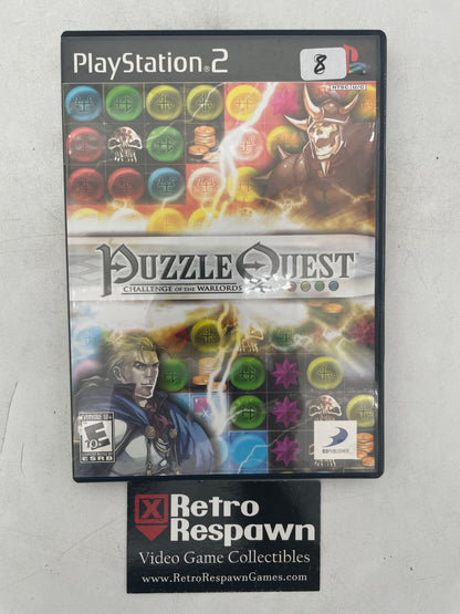 Puzzle Quest Challenge of the Warlords - Playstation 2 (Complete)