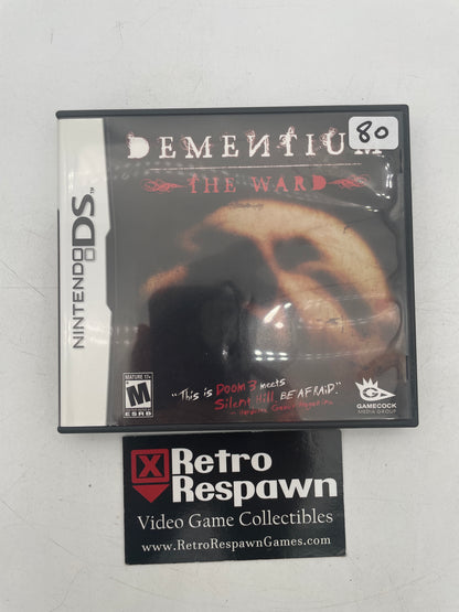 Dementium The Ward - Nintendo DS (Complete)