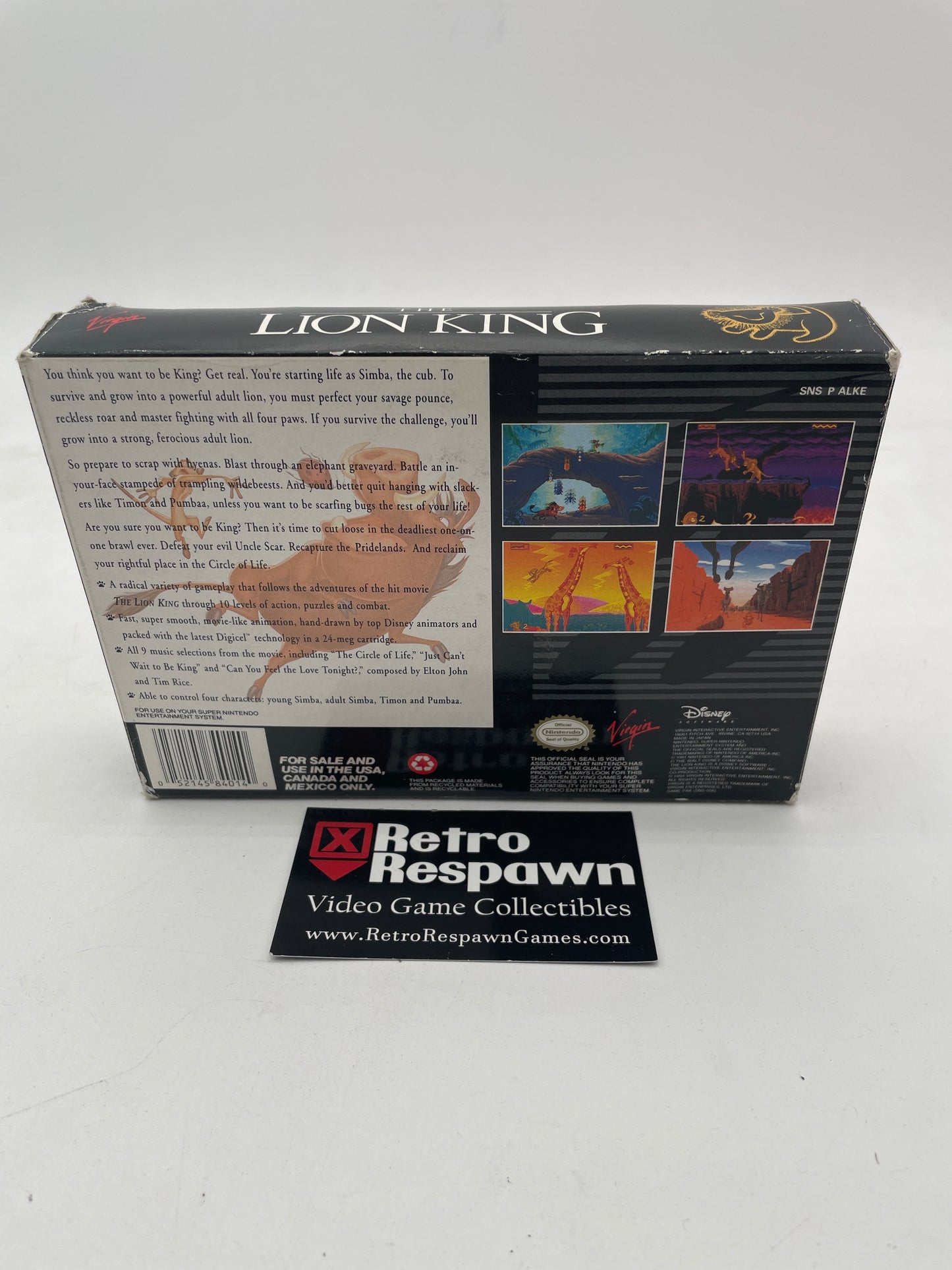 The Lion King - Super Nintendo (Complete)
