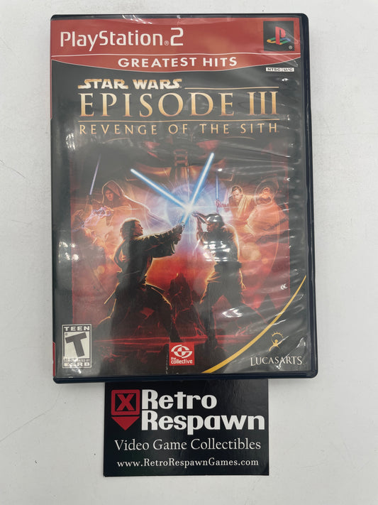 Star Wars Episode III Revenge of the Sith  [Greatest Hits] - Playstation 2 (Missing Manual)