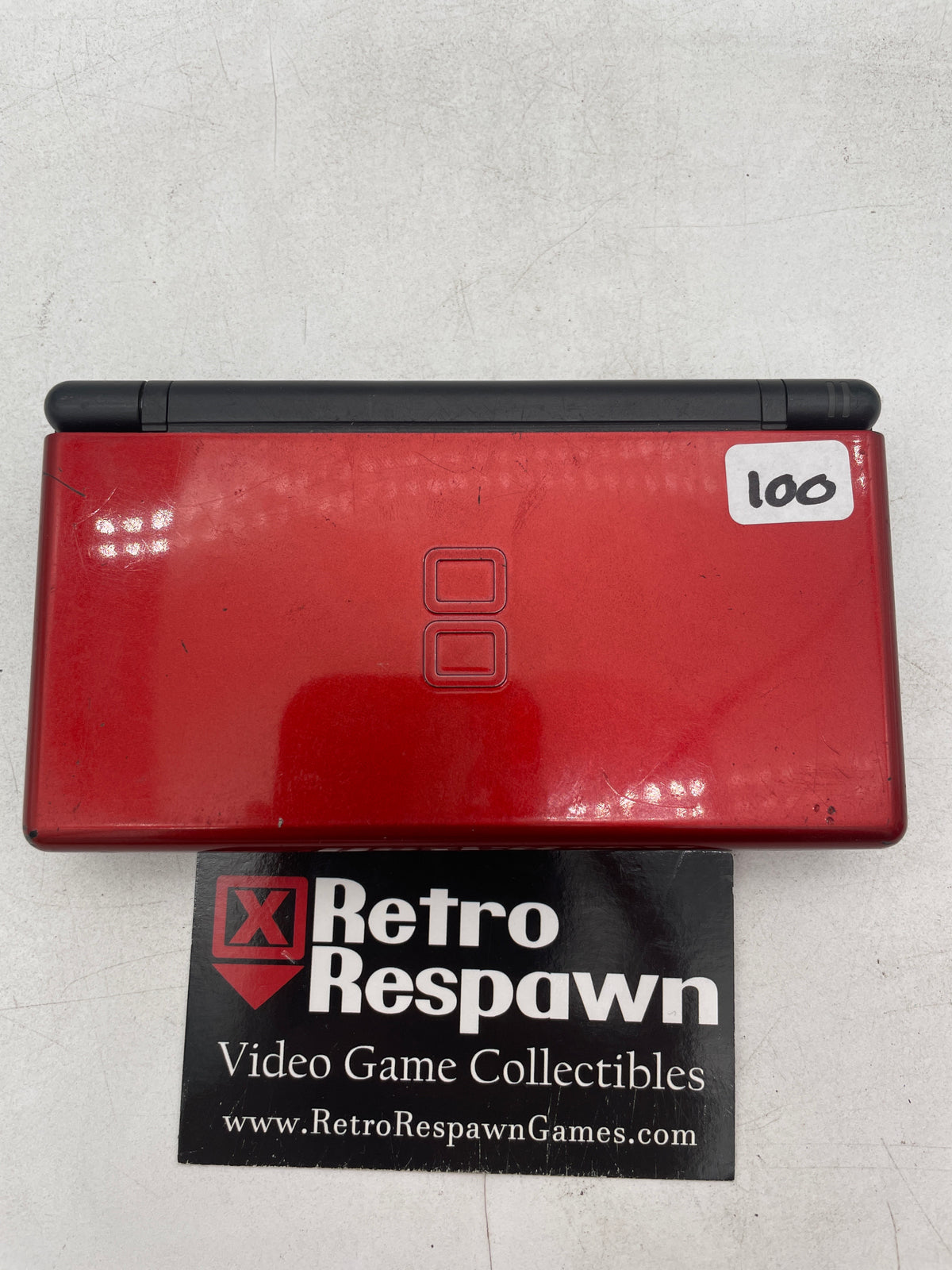 Red and Black Nintendo DS Lite - Nintendo DS (Console+Charger)