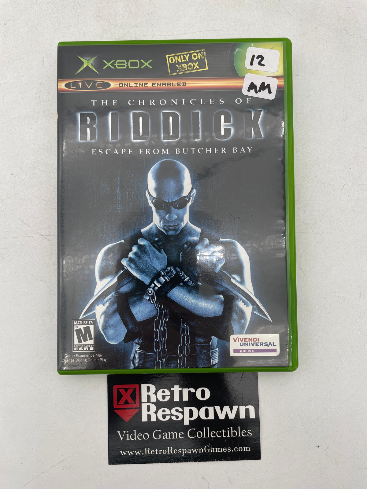 Chronicles of Riddick: Escape from Butcher Bay - Xbox (Missing Manual)