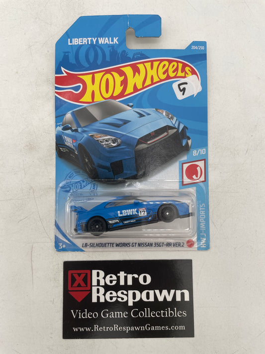 LB-Silhouette Works GT Nissan 35GT-RR Ver2 [Blue] - Hot Wheels (Sealed)
