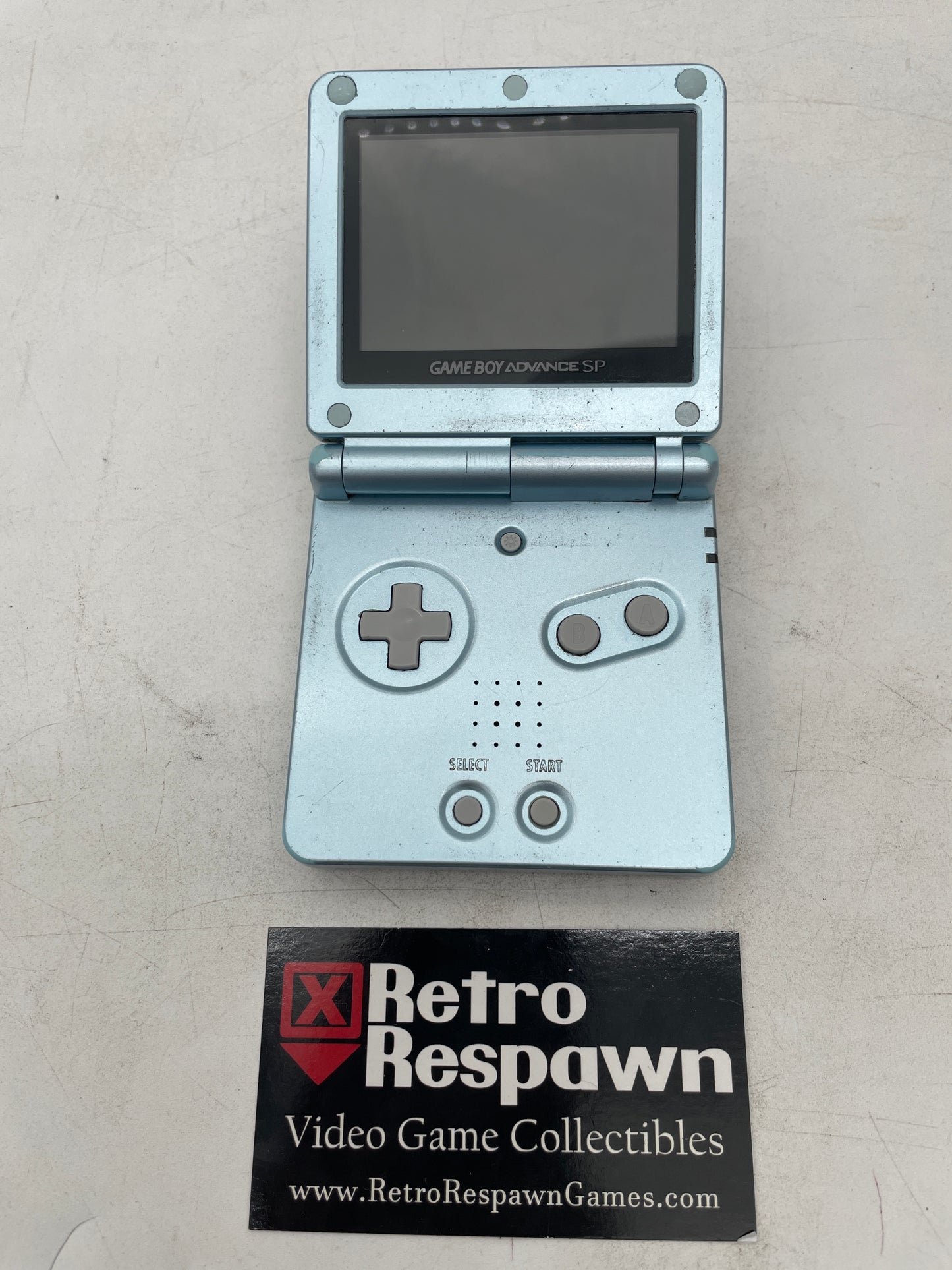 Pearl Blue GameBoy Advance SP [AGS-101] - GameBoy Advance (Console + Charger)