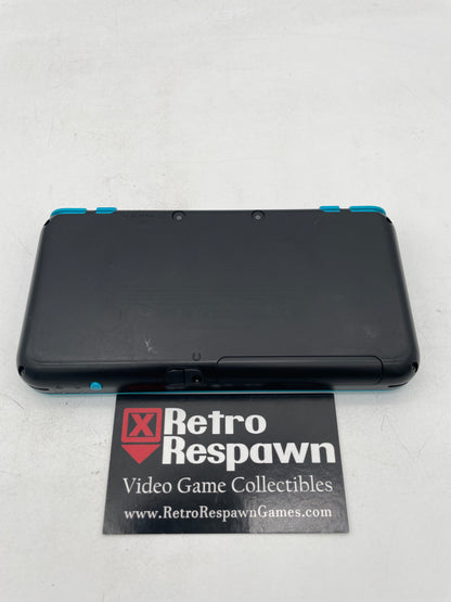 Modded New Nintendo 2DS XL Black & Turquoise - Nintendo 3DS (Console+Charger)