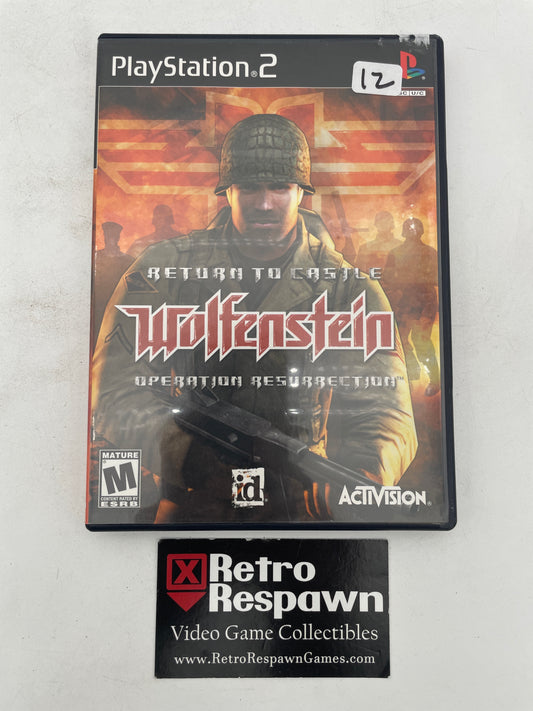 Return to Castle Wolfenstein - Playstation 2 (Complete)