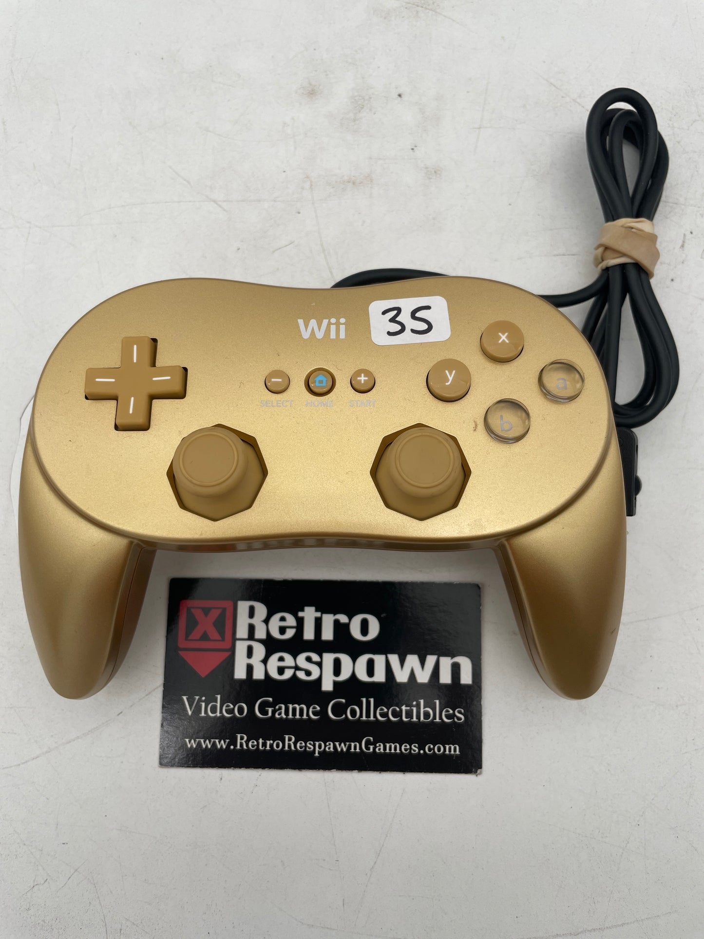 Gold Wii Classic Controller Pro - Wii (Controller Only)