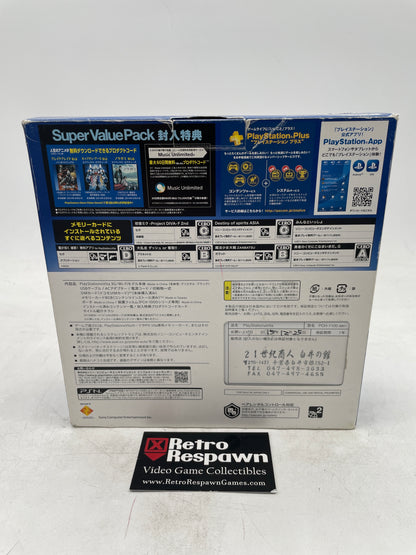 Modded PsVita 1000 Crystal Black Super Value Pack - JP PlayStation Vita (Complete)