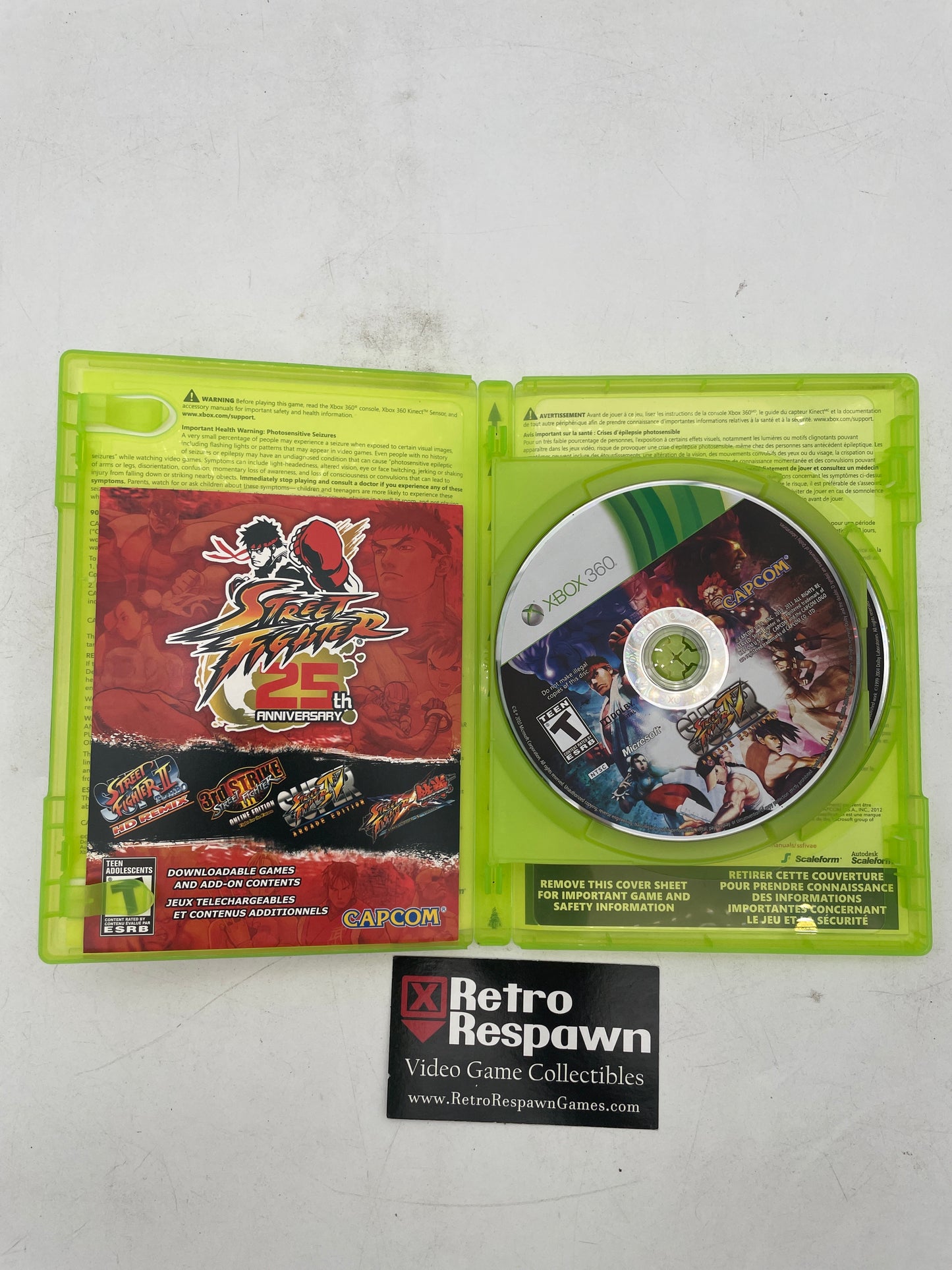 Street Fighter x Tekken / Super Street Fighter IV - Xbox 360 (Complete)