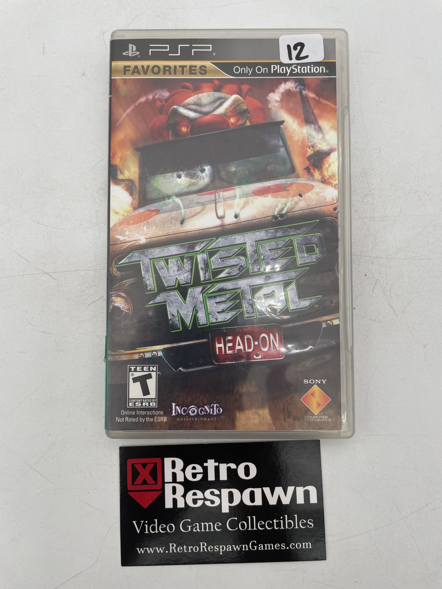 Twisted Metal Head On [Favorites] - PSP (Complete)