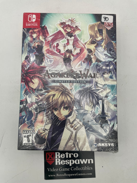 Record Of Agarest War [Limited Edition] - Nintendo Switch (Sealed)