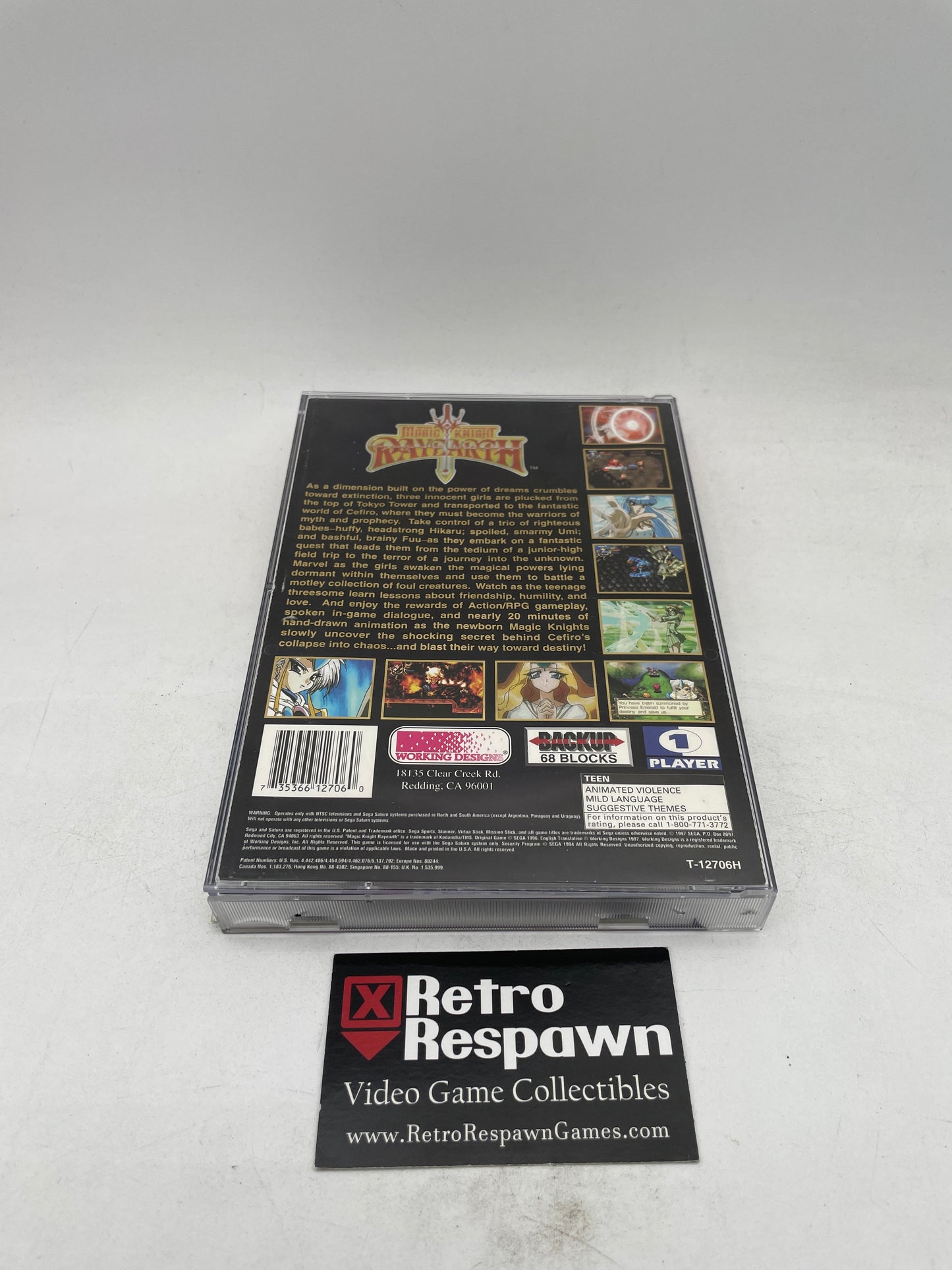 Magic Knight Rayearth - Sega Saturn (Complete)