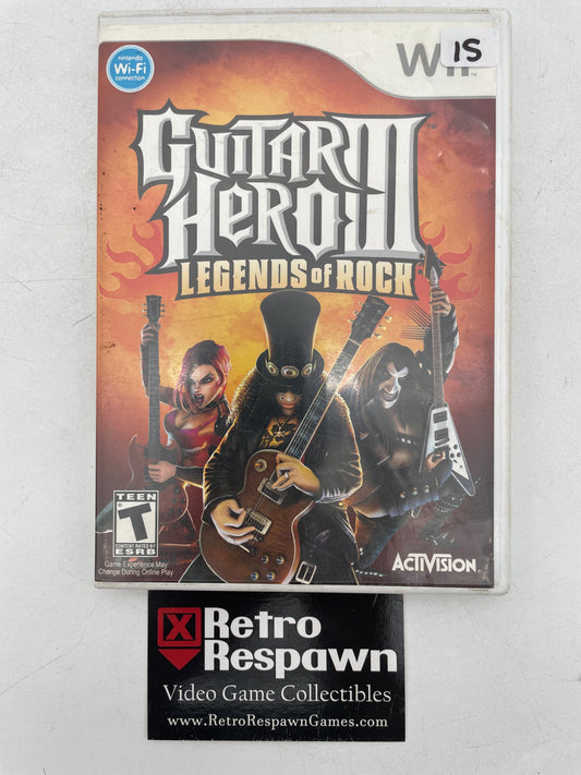 Guitar Hero III Legends of Rock - Wii (Complete)