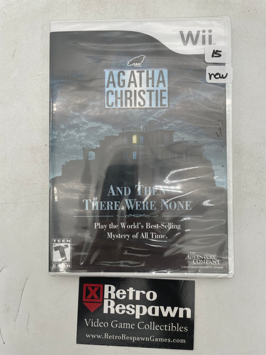 Agatha Christie And Then There Were None - Wii (Sealed)