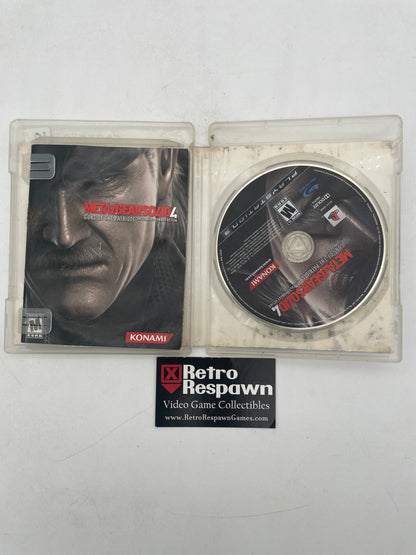 Metal Gear Solid 4 Guns of the Patriots - Playstation 3 (Complete)