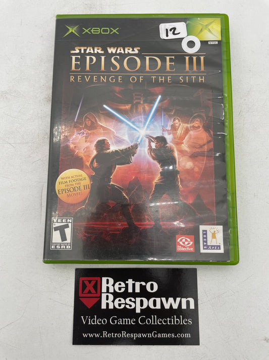 Star Wars Episode III Revenge of the Sith - Xbox (Complete)