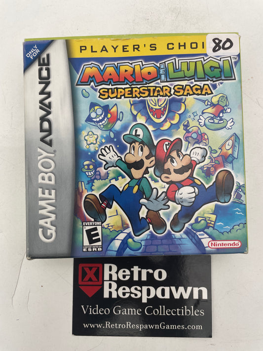 Mario and Luigi Superstar Saga [Player’s Choice] - GameBoy Advance (Complete)