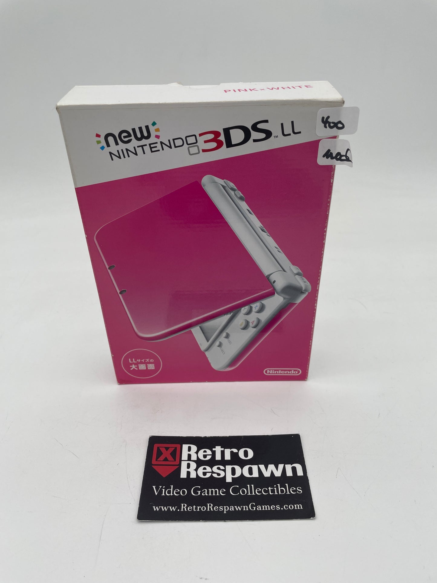 Modeed New Nintendo 3DS LL Pink/White - JP Nintendo 3DS (Complete)