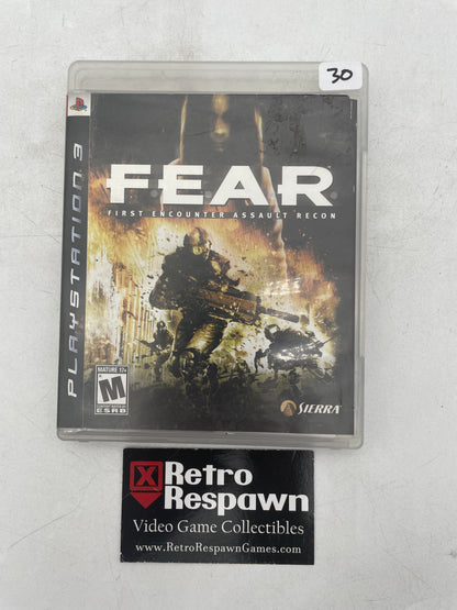F.E.A.R. - Playstation 3 (Complete)