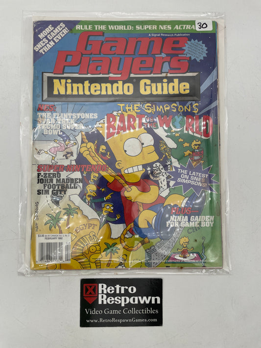 Game Players Nintendo Guide February 1992 (Used)